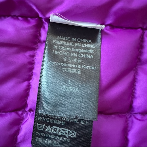 Marmot Purple Quilted Down Jacket - Picture 5 of 7